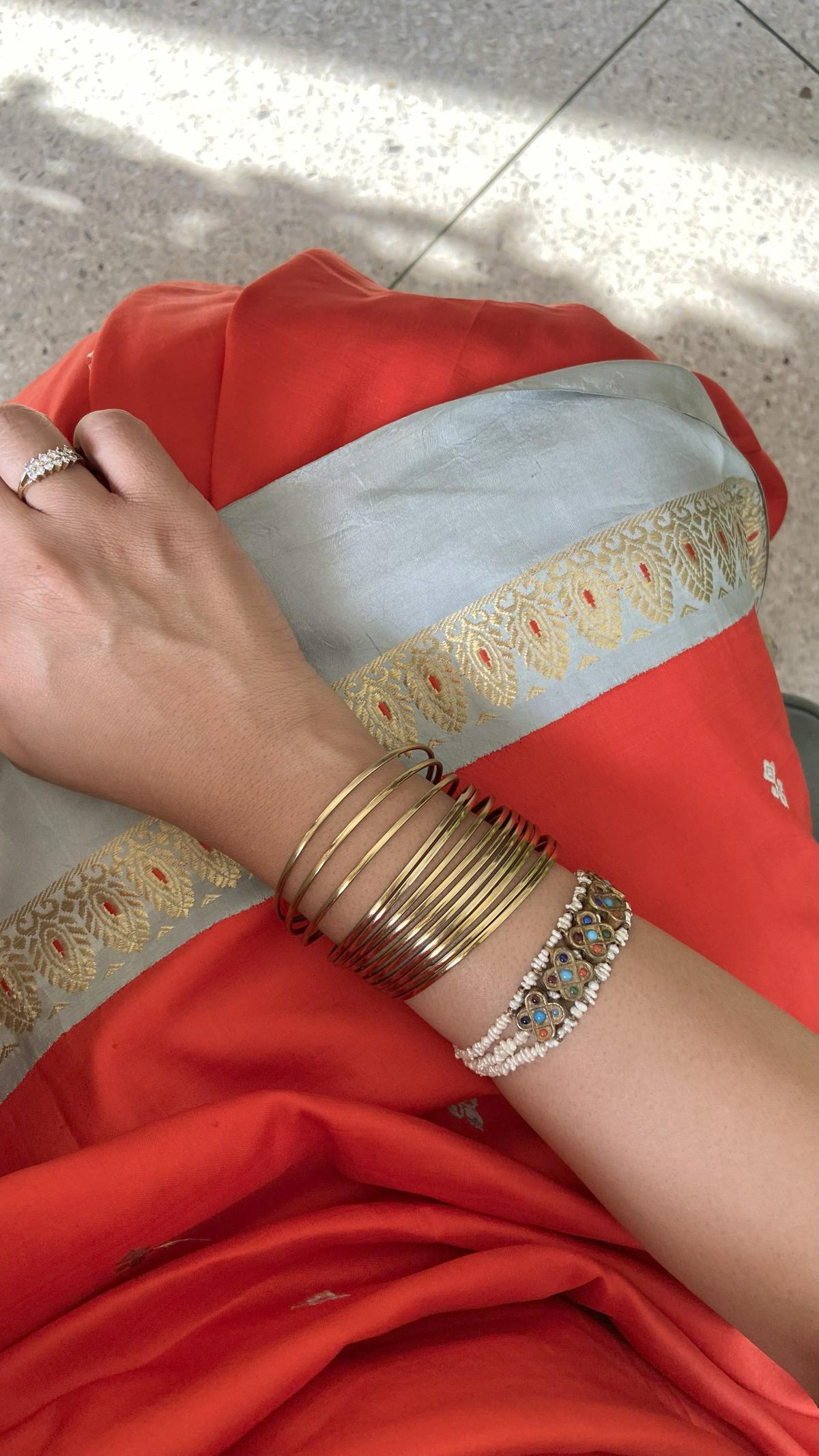 Unusual colour combination of Aanchal Malhotra’s heirloom