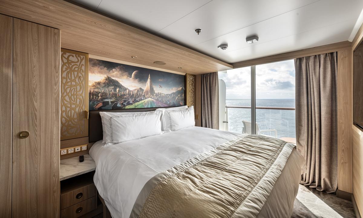 Concierge family staterooms with a verandah.