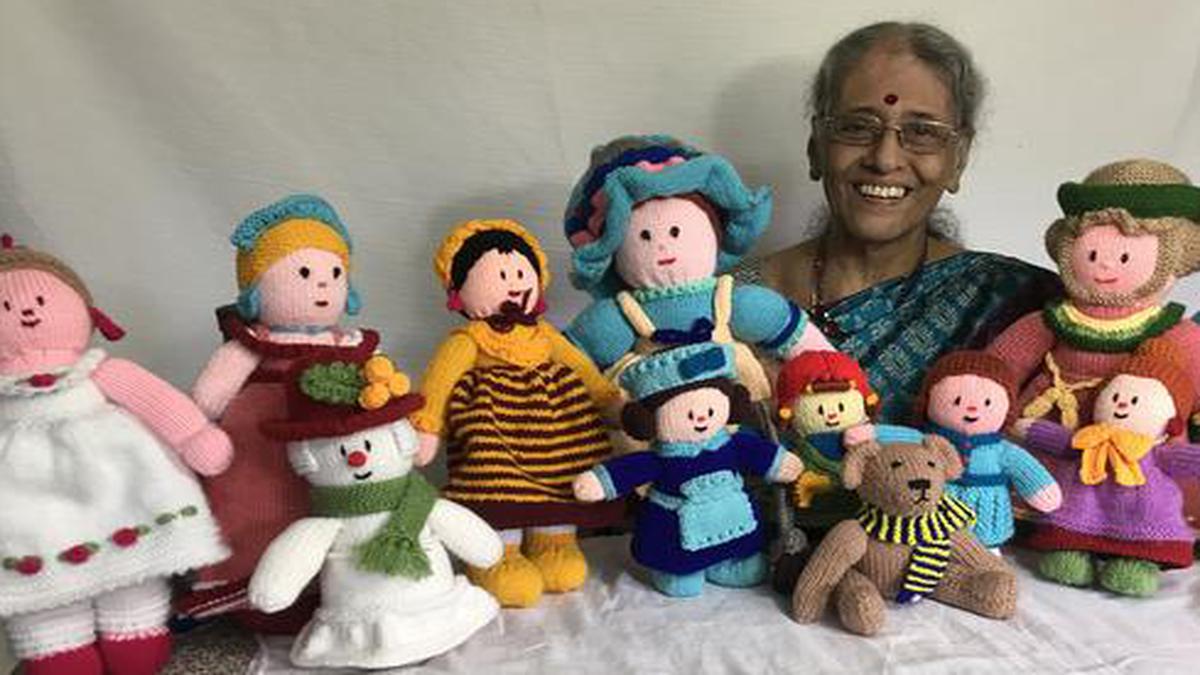 Cute woollen dolls keep veteran knitter busy in Chennai