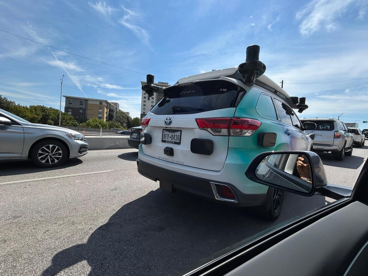 Waymos on the street Waymos on the street