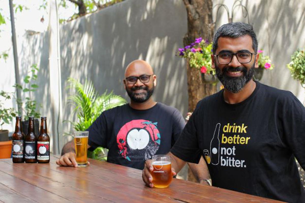 (L-R) Nitin Vishwas and Rohan Rehani, Founder Duo of Moonshine Meadery