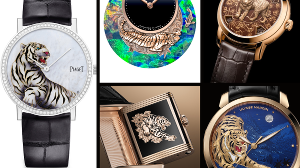 Chinese New Year Watches: 7 tigers roaring