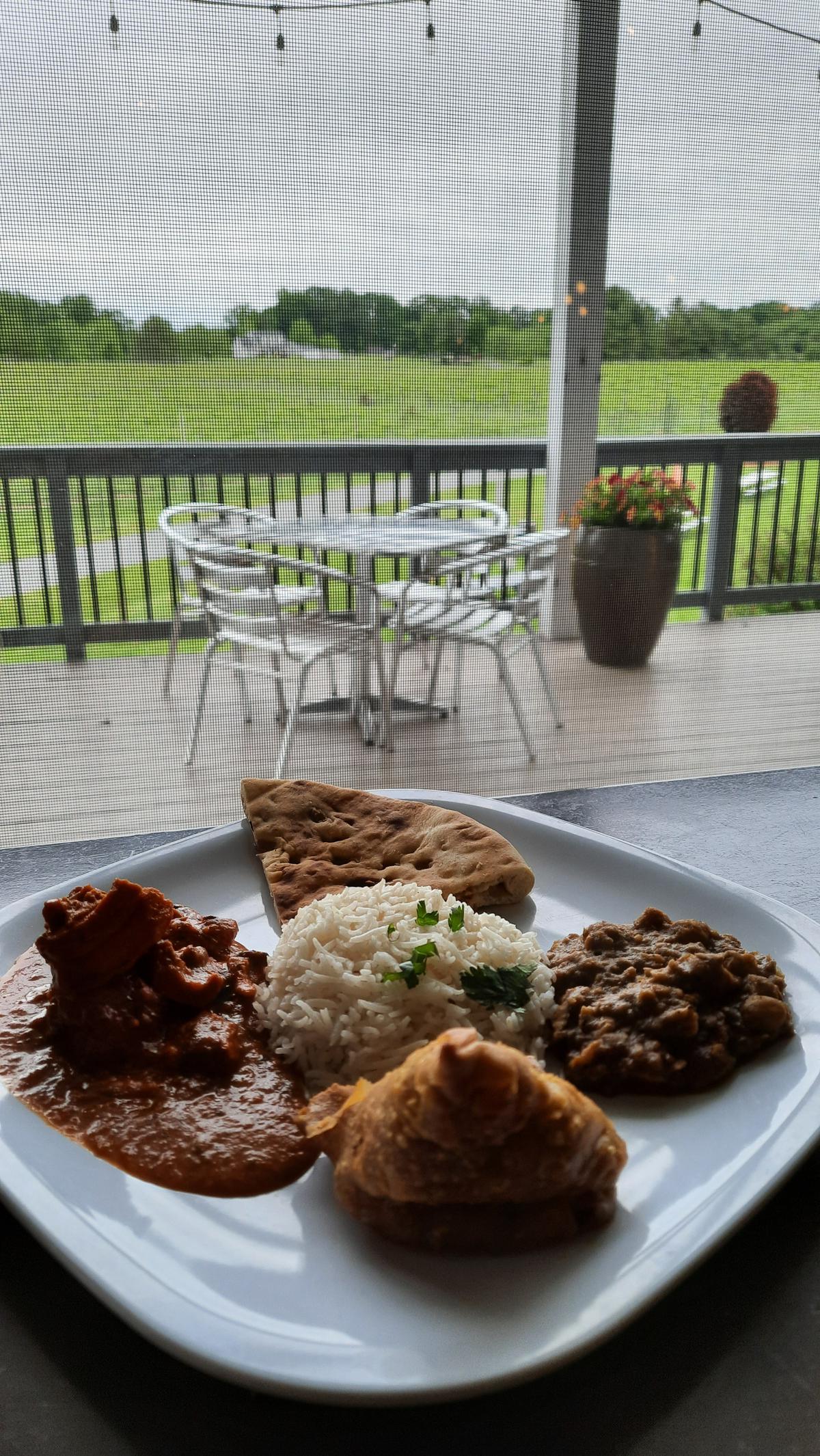 Wine pairings with Indian food at Narmada Winery