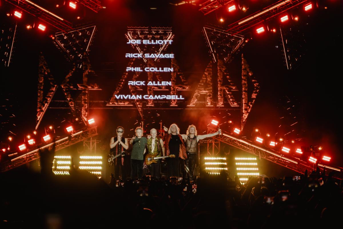 Def Leppard performed in Mumbai on March 27 Def Leppard performed in Mumbai on March 27