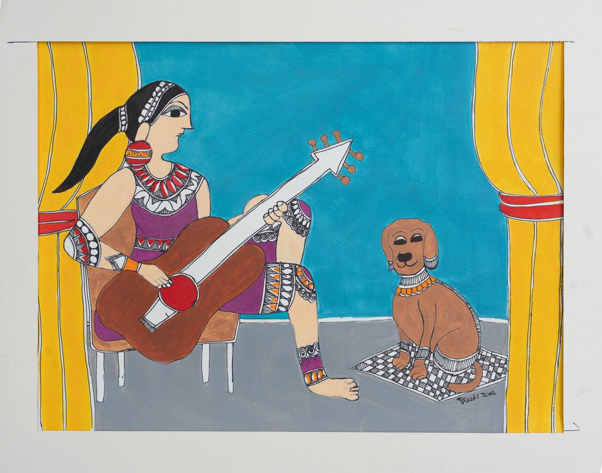 Prei Das 'Madhubani Art Prei Das 'Madhubani Art