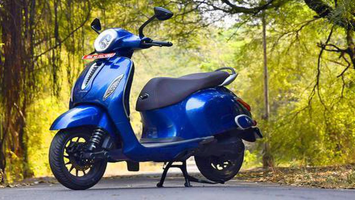 Bajaj electric scooter clearance price