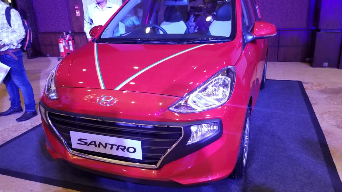 Hyundai launches allnew Santro, prices start at ₹3.90 lakh The Hindu