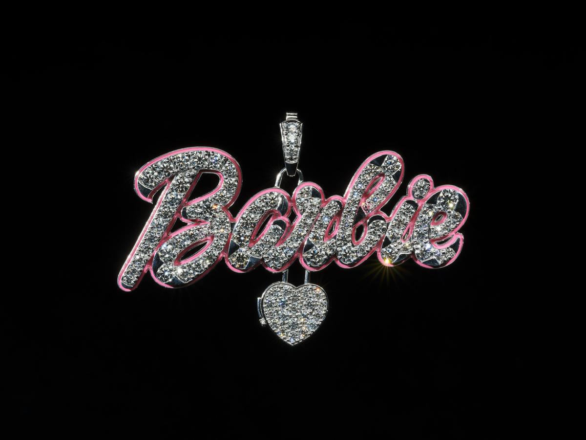 Nicki Minaj's iconic Barbie pendant—which boasts 54.47 carats of diamonds on 18-karat gold and bright Barbie-pink enamel—was made by Ashna Mehta in 2022 and is the most recent commissioned by Minaj, whose first Barbie pendant dates to 2009.