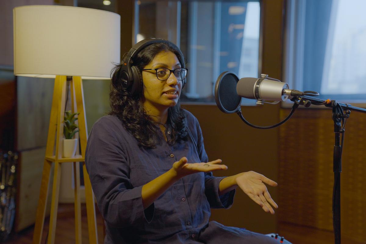 To Mae Mariyam ThomasCEO of Maed in India, the most important aspect of a news podcast is that it needs to be accessible in terms of providing context To Mae Mariyam ThomasCEO of Maed in India, the most important aspect of a news podcast is that it needs to be accessible in terms of providing context