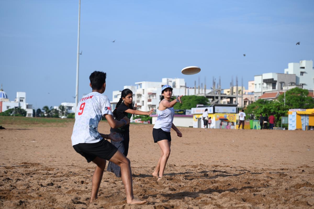 A match in progress as a part of the Agni Nakshatra beginners tournament 