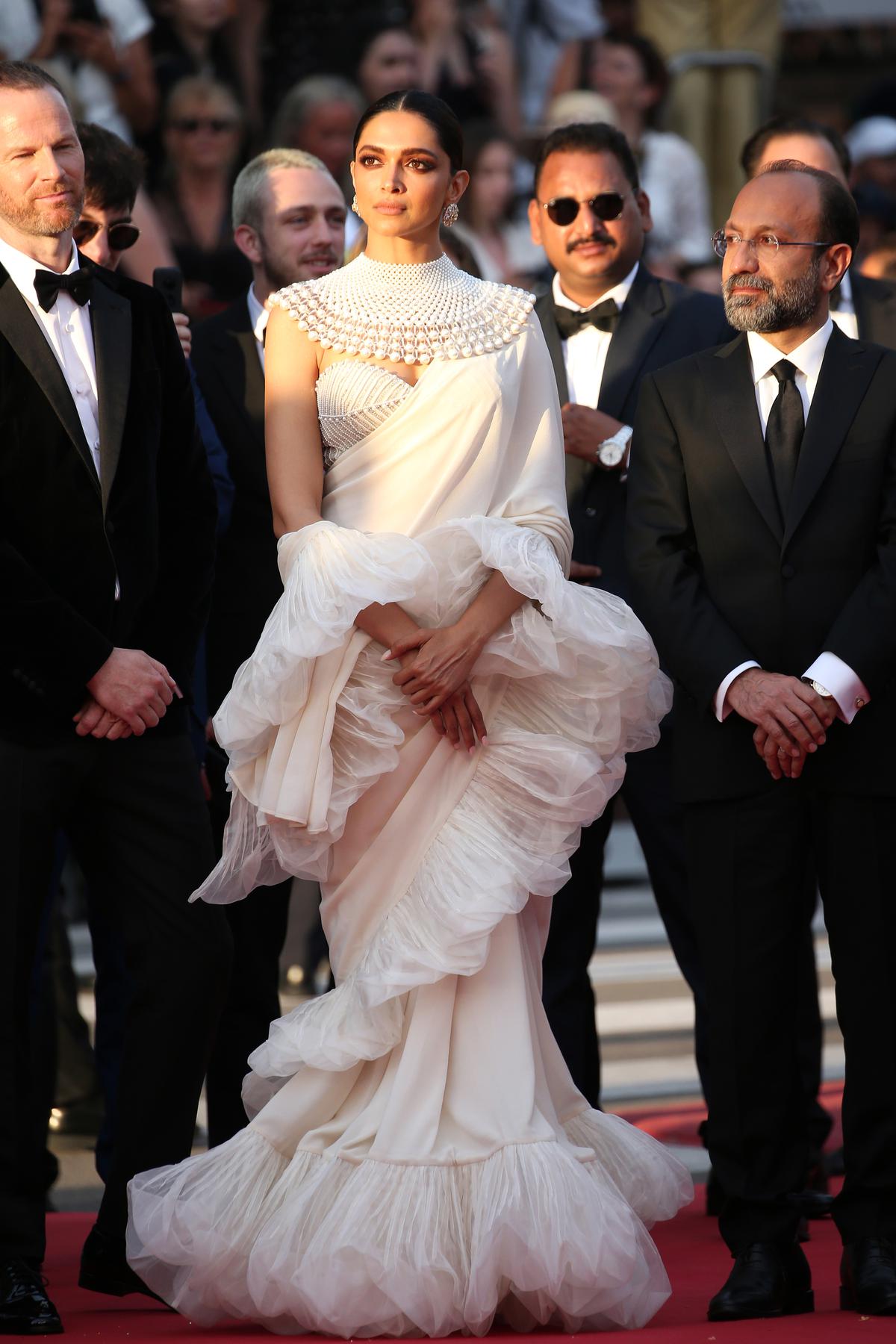 Deepika Padukone on the 75th Cannes Film Festival red carpet last year