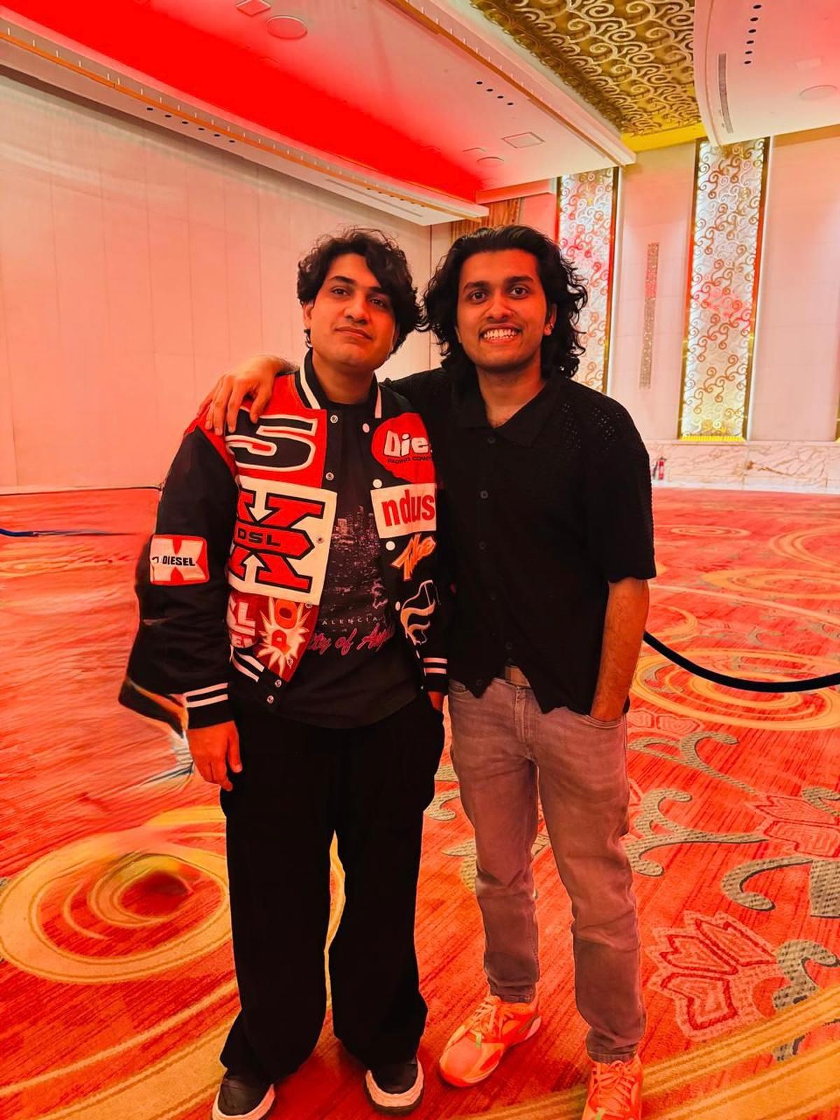 Steve with Shashwat Sachdev