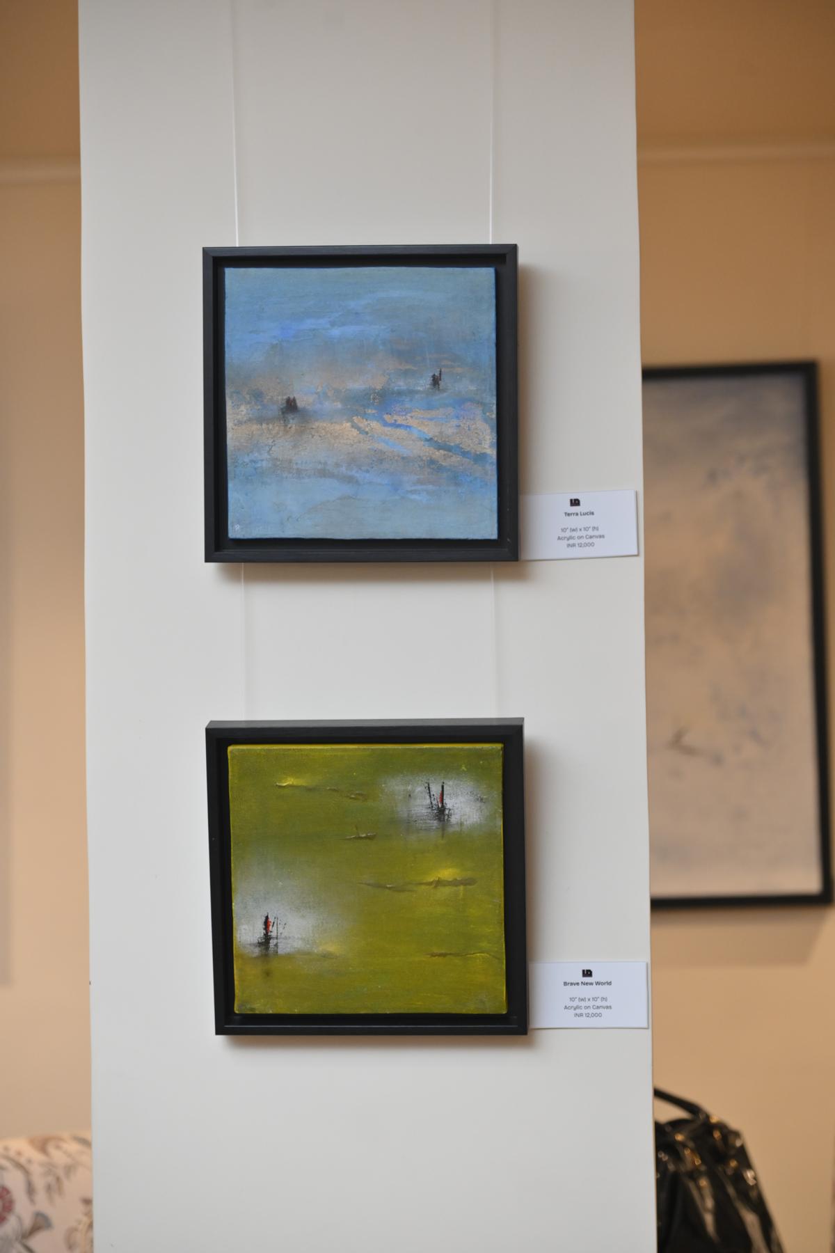 La vetrina, che durerà un mese, espone 13 dipinti