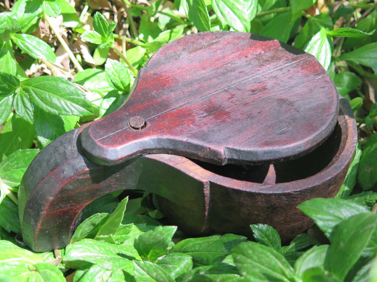 A wooden container from Kerala