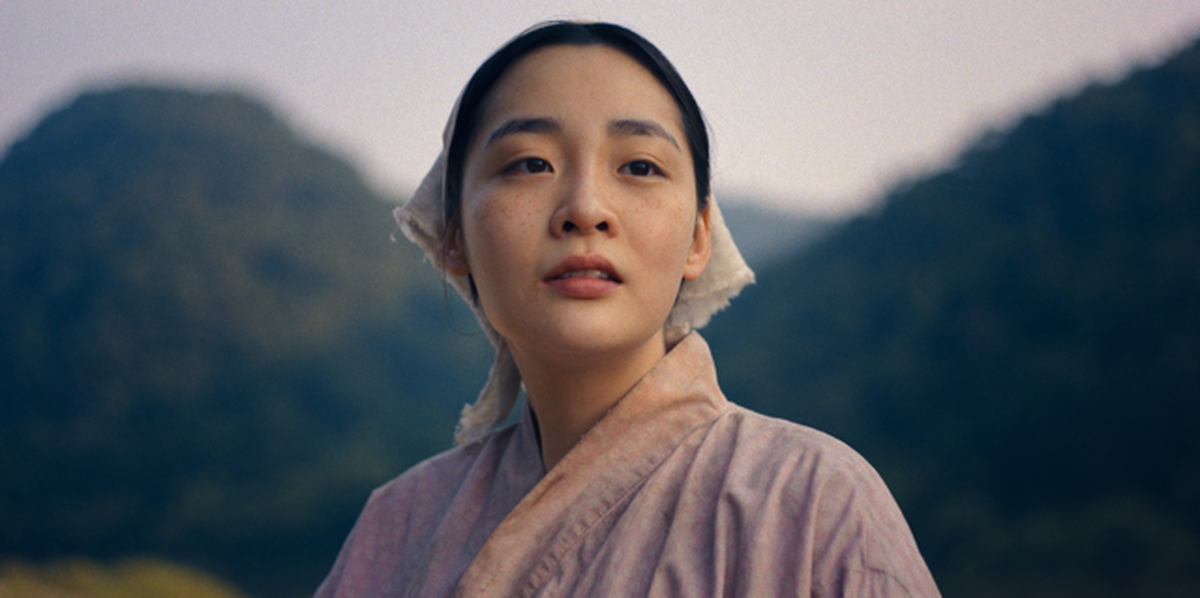 Minha Kim in a still from Pachinko 