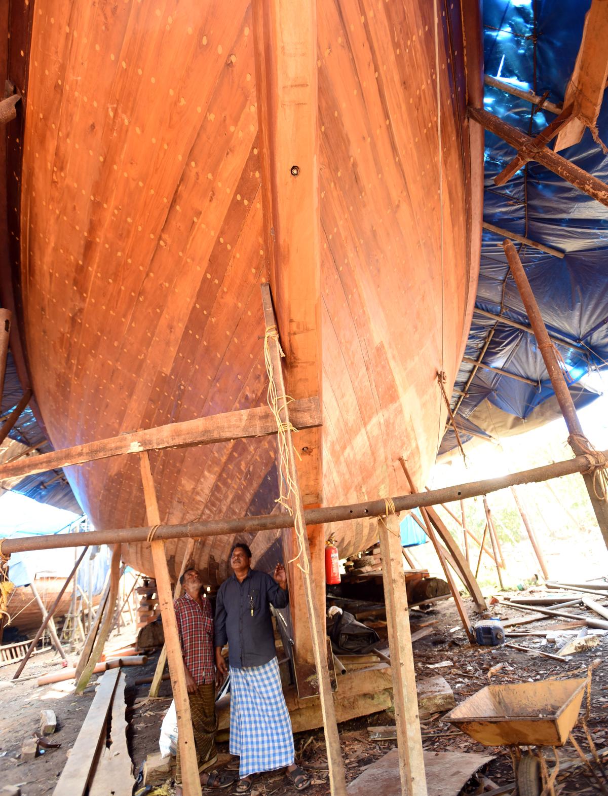 An uru at the Beypore boat yard