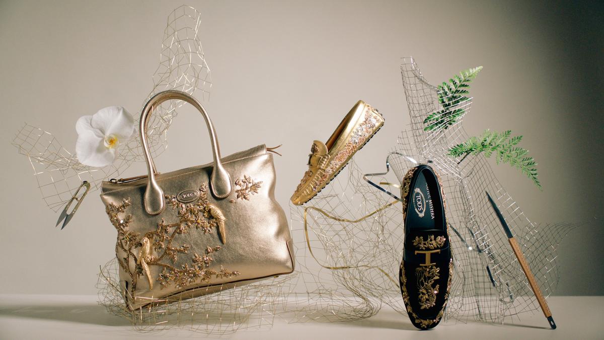 Bags and shoes by Rahul Mishra 