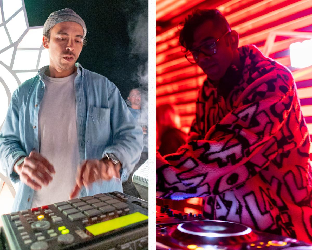 Onra (L) and Dreamstates at the BUDXYARD (R); Photo: Abhishek Shukla Onra (L) and Dreamstates at the BUDXYARD (R); Photo: Abhishek Shukla