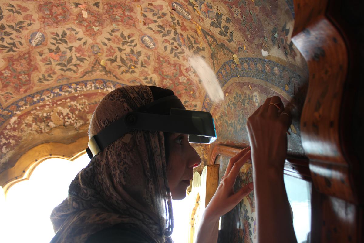 Namita Jaspal at the Golden Temple in Amritsar