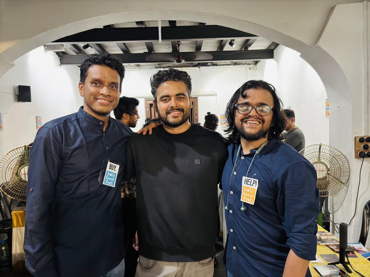 (L-R) Sanid Asif Ali, Tony Davis and Sreeram K.V.