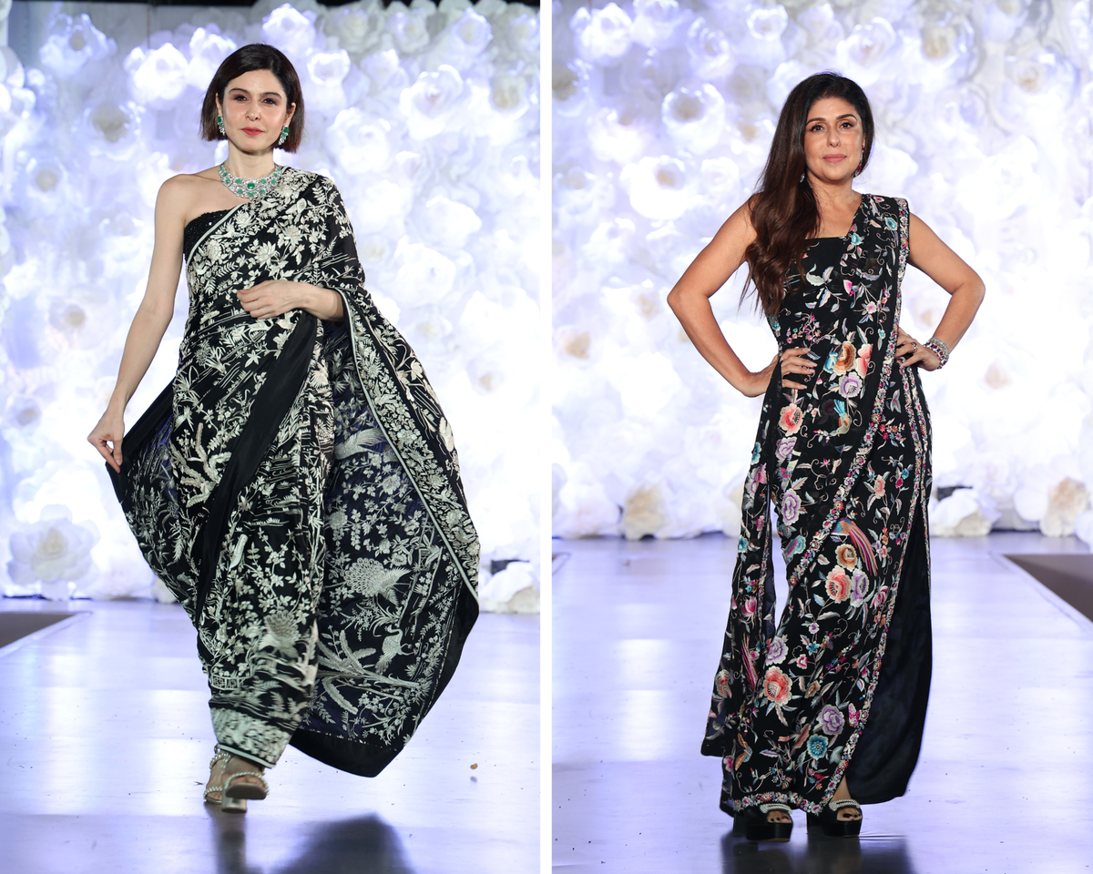 Scherezade Shroff Talwar i (po prawej) Anaita Shroff Adajania Scherezade Shroff Talwar i (po prawej) Anaita Shroff Adajania