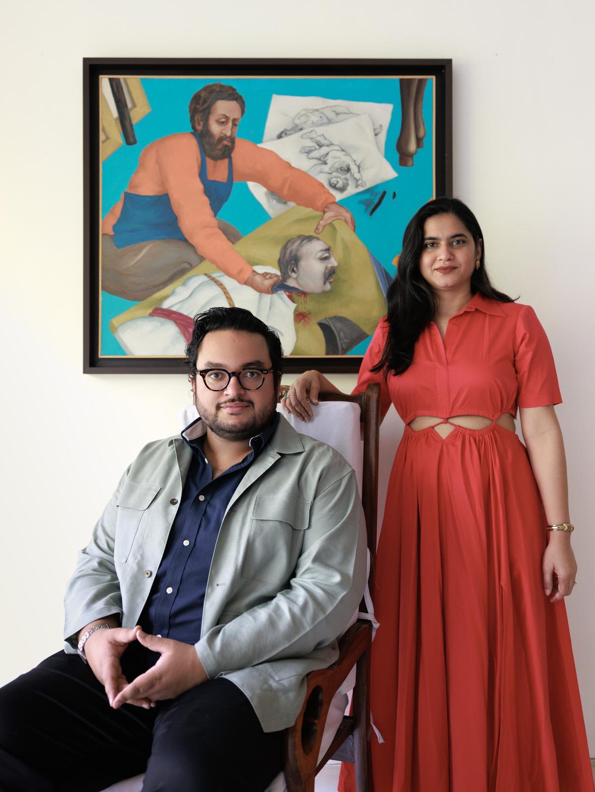 Dhwani Gudka (right) and Keshav Mahendru