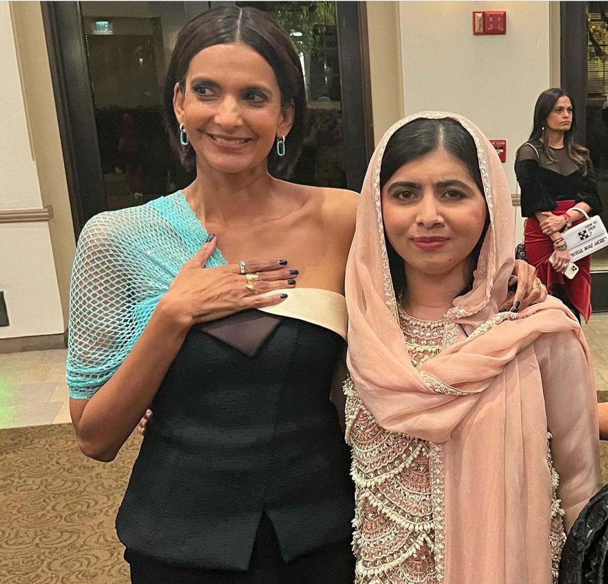 Poorna Jagannathan and Malala Yousafzai