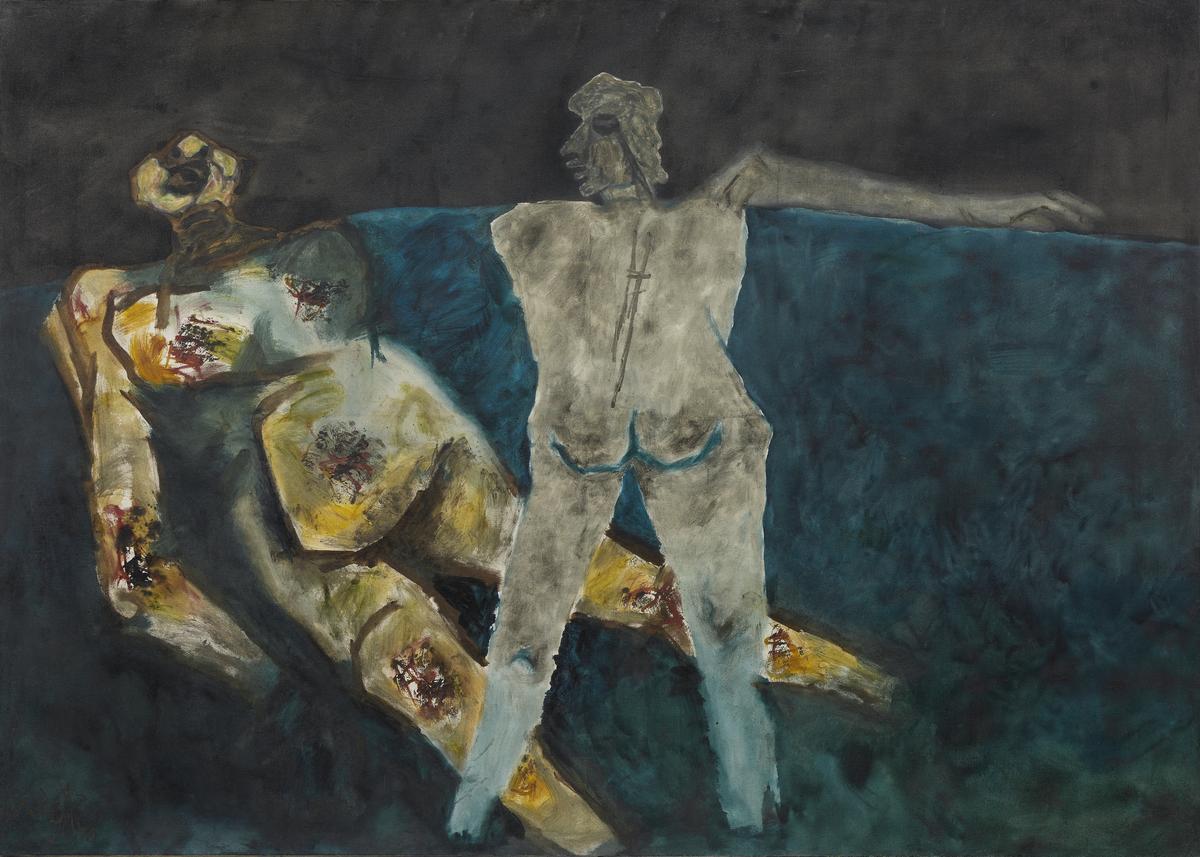 An M.F. Husain artwork