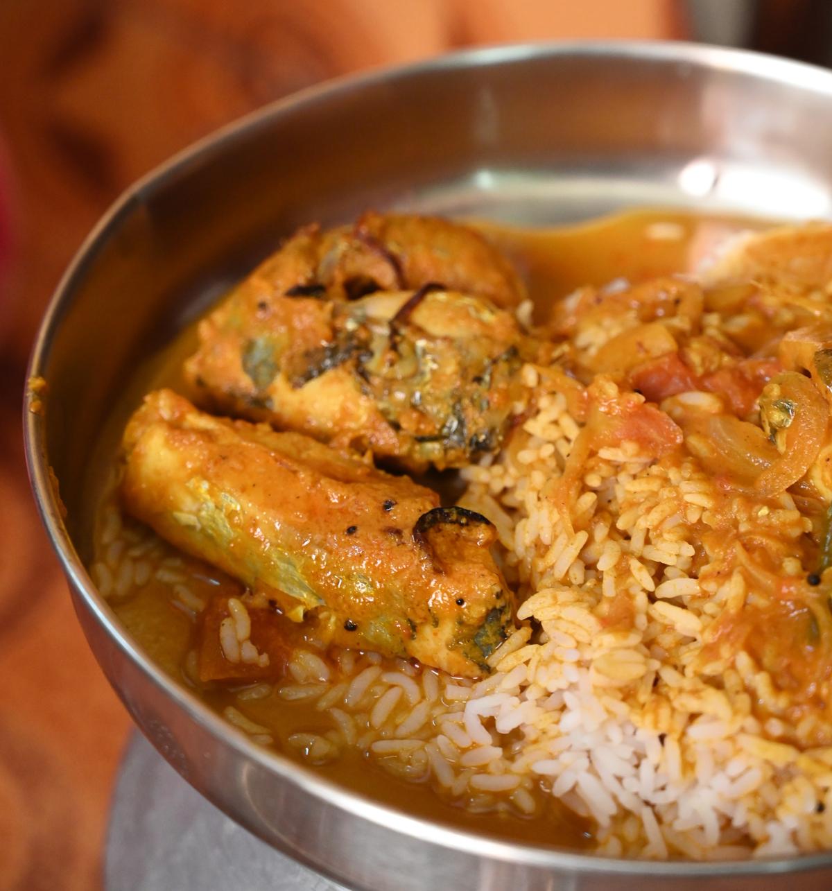 Valli’s Kasimedu fish curry