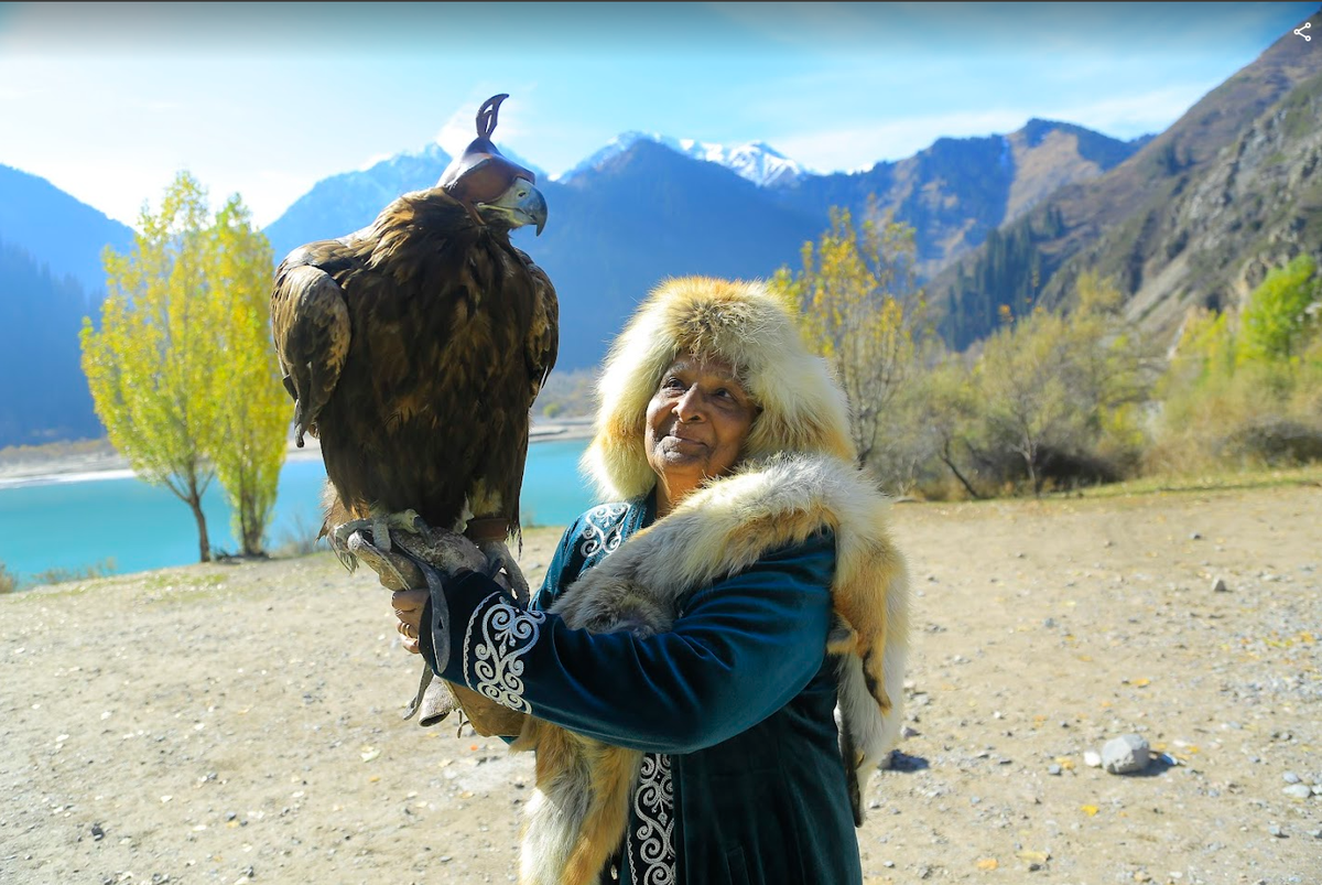 Shyju Varky’s mum in Almaty, Kazakhstan