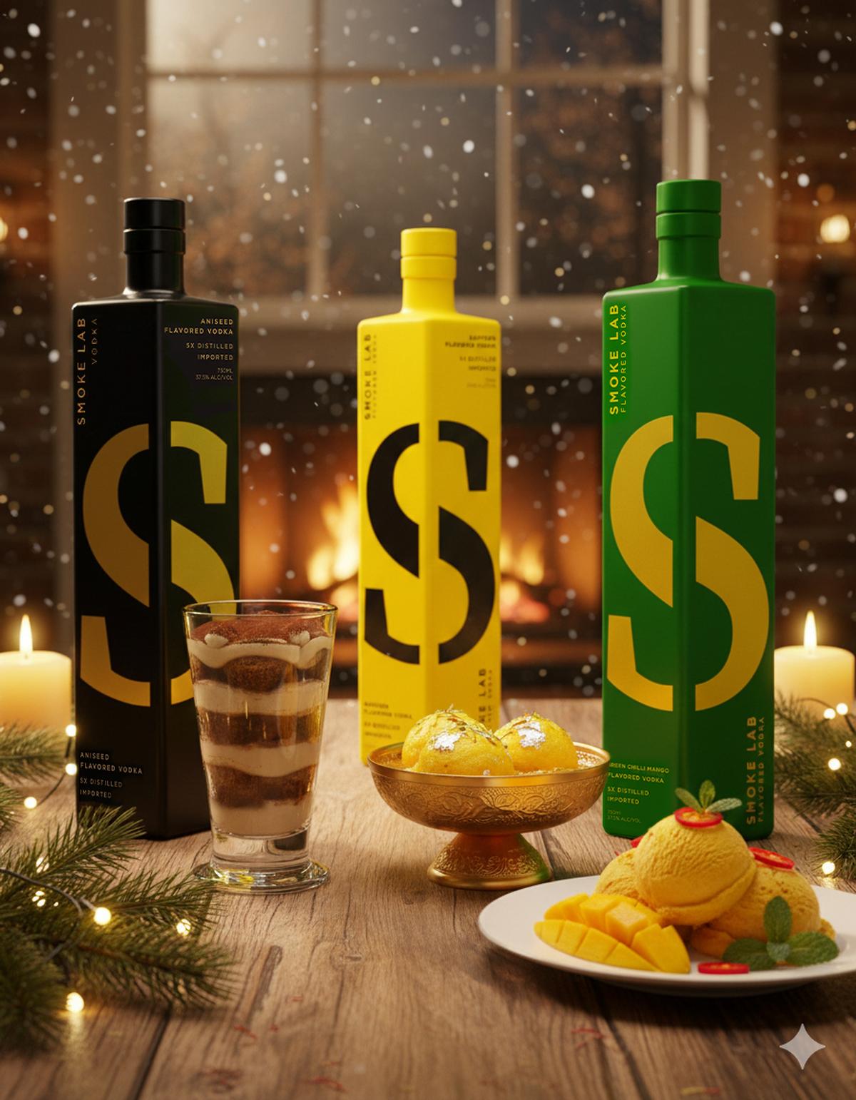 Anurag Gupta, Smoke Lab Mixologist, creates spirited desserts for the festive season