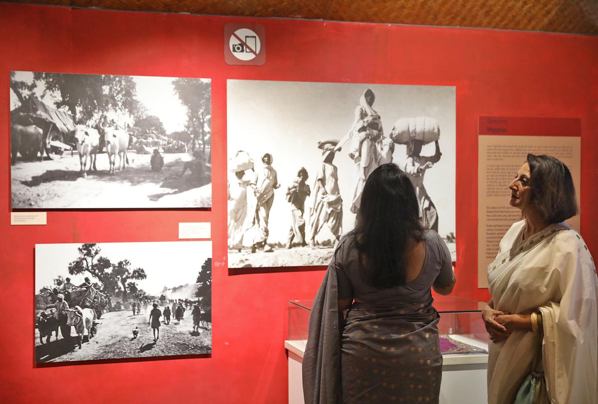 Visitors at the newly-inaugurated Partition Museum in New Delhi