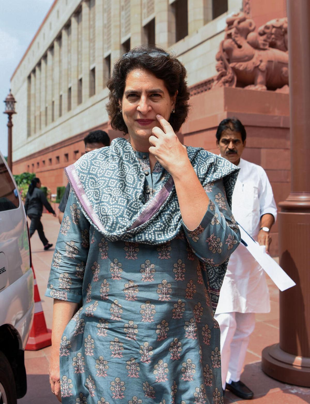 Η Priyanka Gandhi Vadra με σαλβάρι