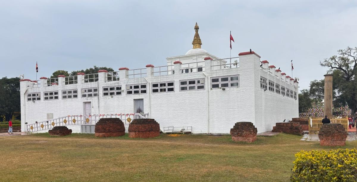 Maya Devi Mandir, an ancient Buddhist shrine situated at the UNESCO World Heritage Site of Lumbini Maya Devi Mandir, an ancient Buddhist shrine situated at the UNESCO World Heritage Site of Lumbini