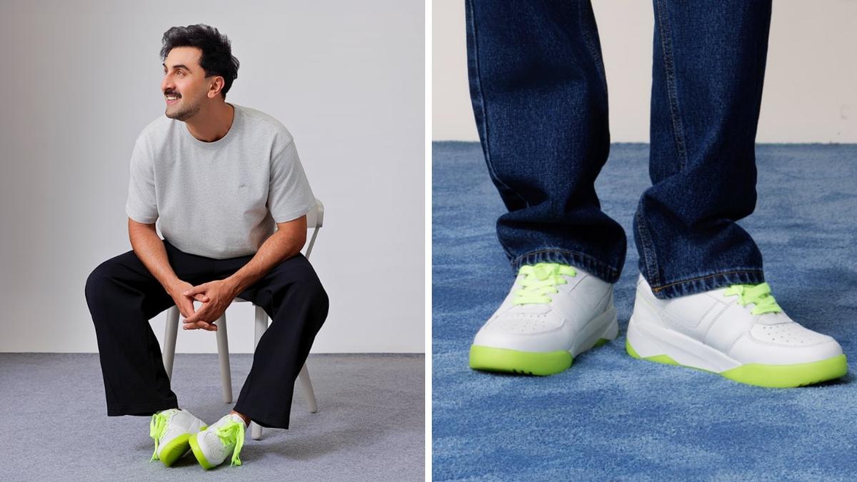 ARKS sneakers inspired by Lay’s American Style Cream & Onion feature neon green on the shoe’s sole and lace ARKS sneakers inspired by Lay’s American Style Cream & Onion feature neon green on the shoe’s sole and lace