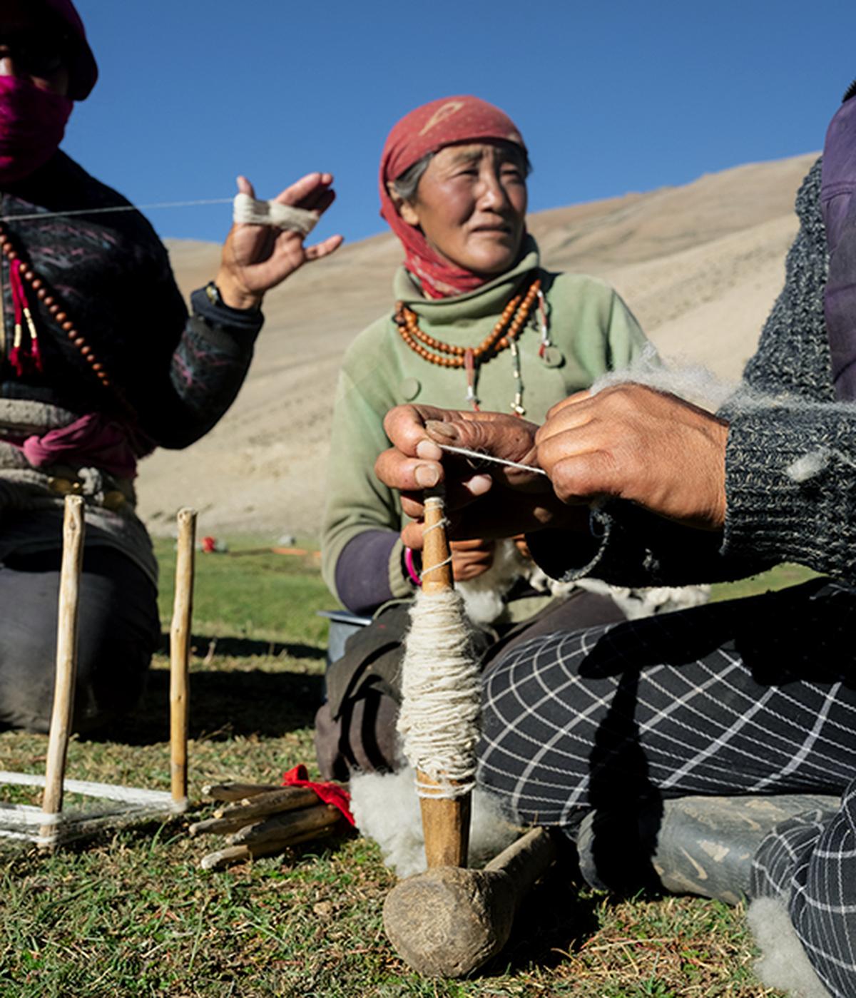 Women from Changthang Women from Changthang