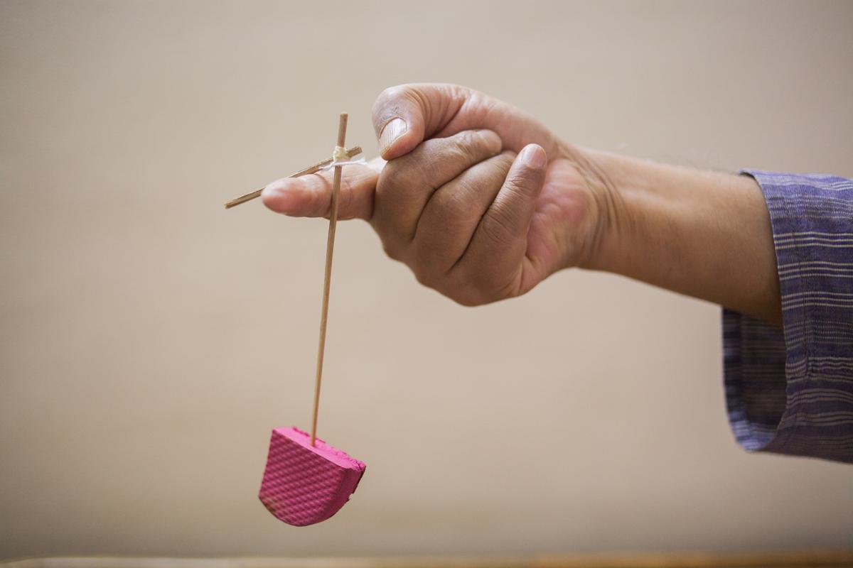 A toy made from everyday objects 