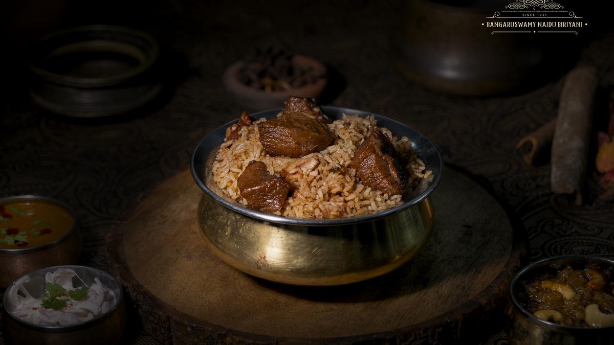 Dindigul’s Bangaruswamy biryani is now available in Chennai