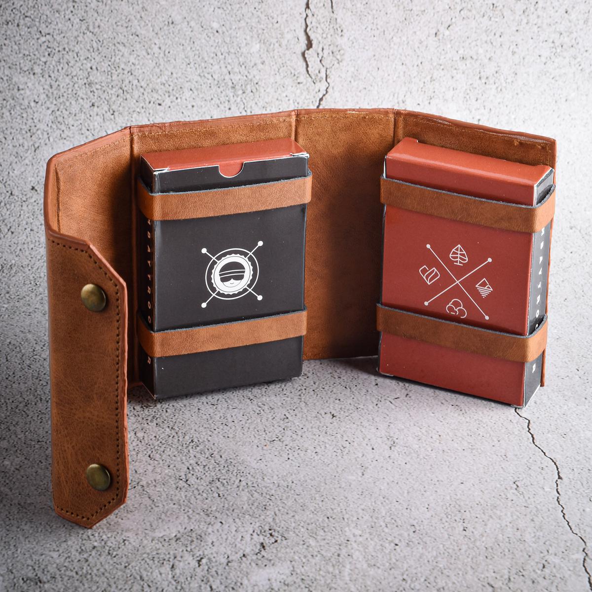  Bombay Trooper’s cards come in a set of two with a travel case