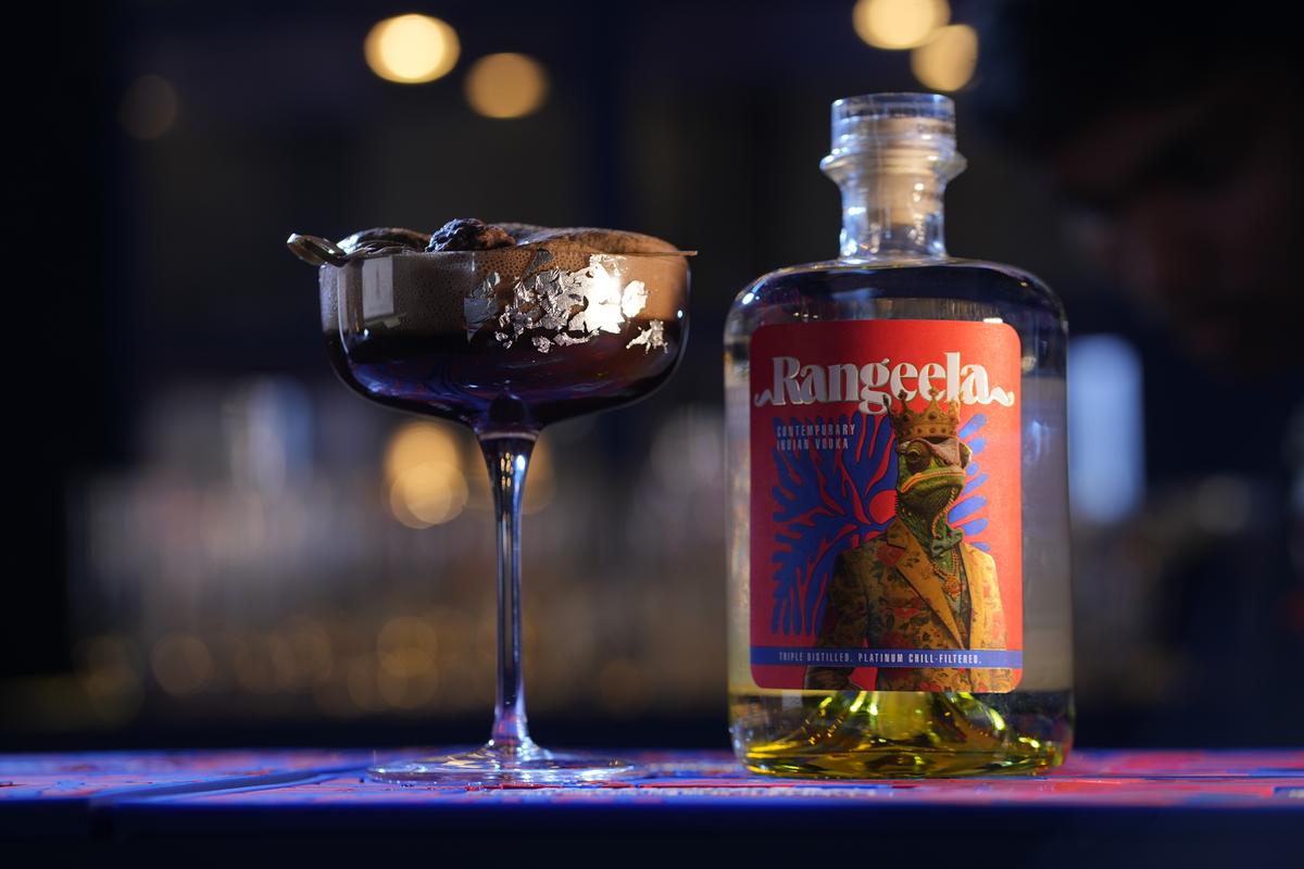 Rangeela Contemporary Indian Vodka is a triple-distilled, platinum-chill-filtered vodka, launched in November 2025