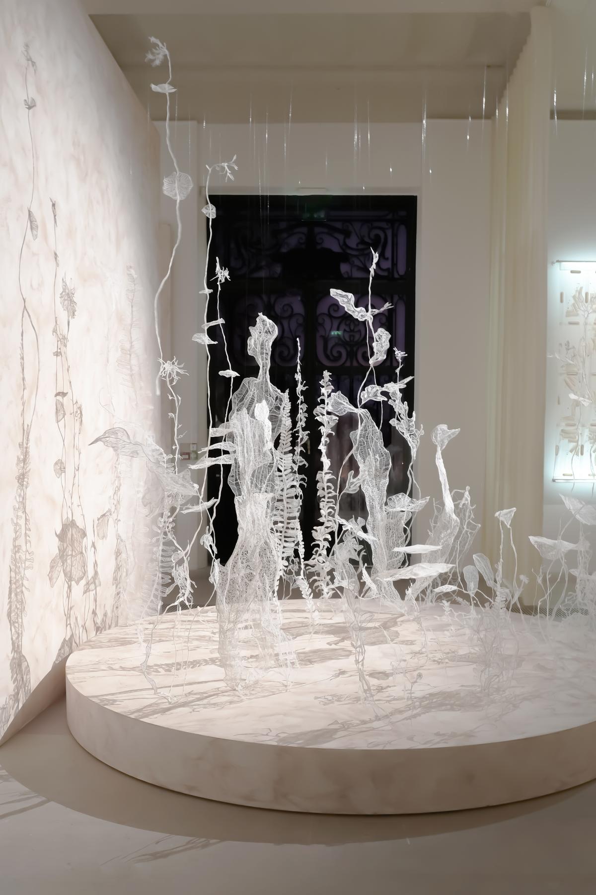 ‘The work responds to the presentation of historical and contemporary expressions of handmade lace’ ‘The work responds to the presentation of historical and contemporary expressions of handmade lace’