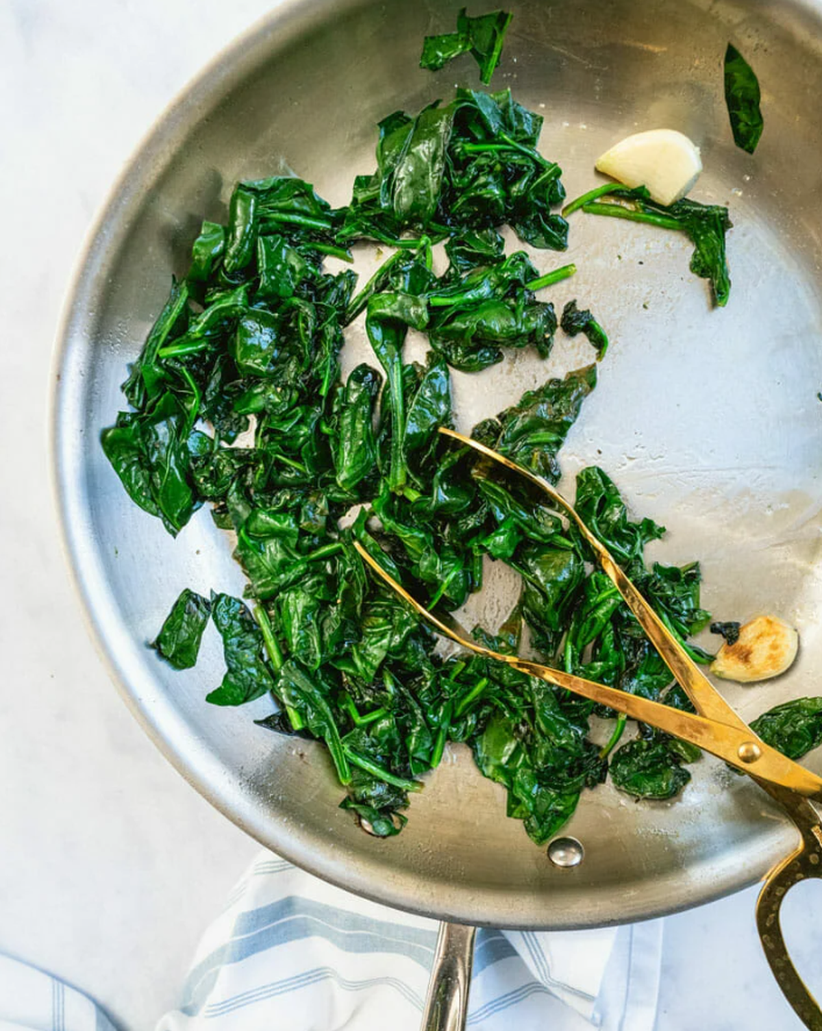 Sauteed spinach from A Couple Cooks