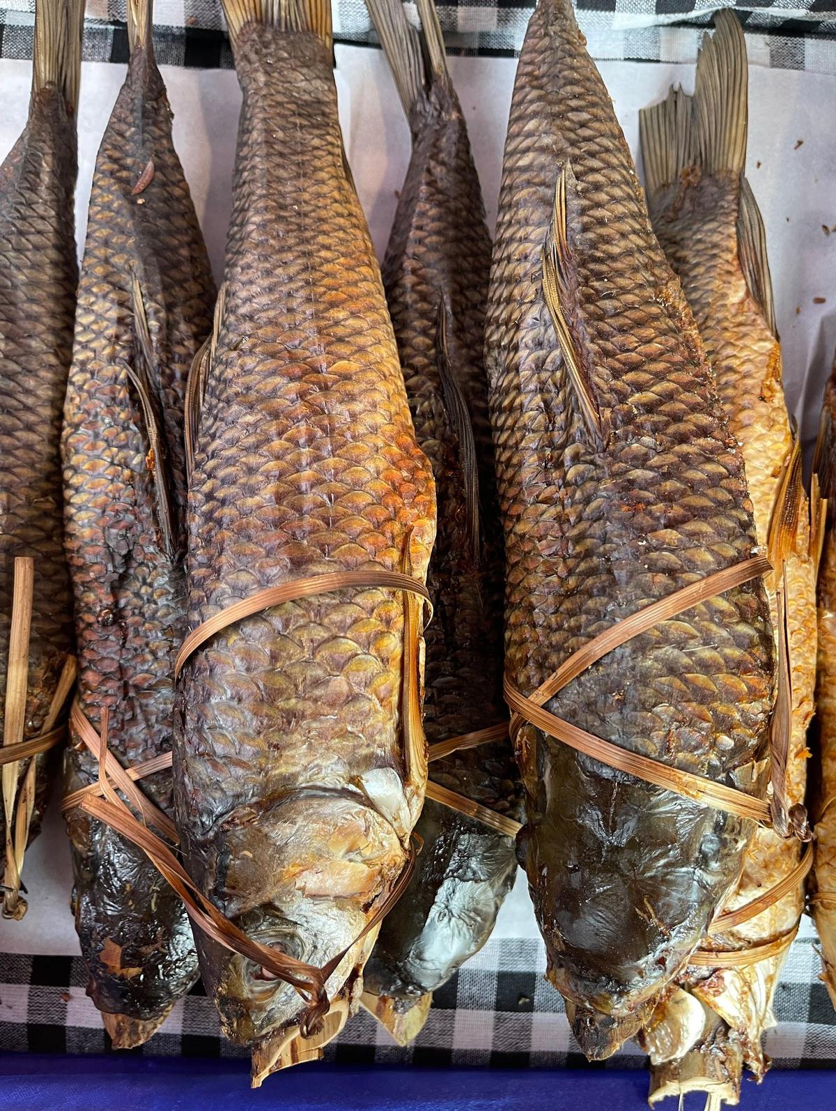 One of the coolest techniques adopted in the kitchens of the Northeast is the smoking of meat and fish.  All traditional kitchens have a smoking rack above the fire place and meats are left for days, weeks and sometimes months, to dry age and take on a wonderful smokey flavour.