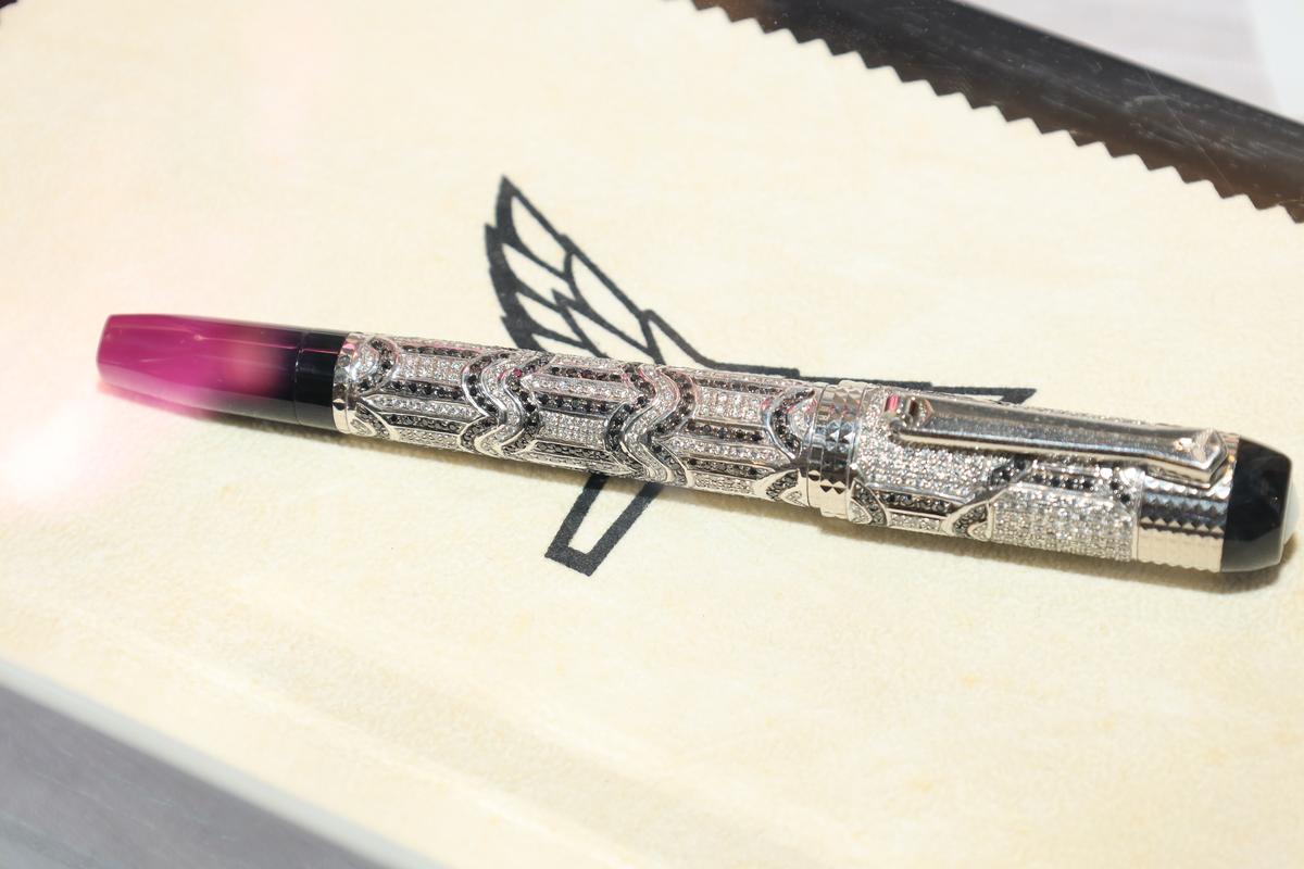 A pen that will be on display at the Chennai show