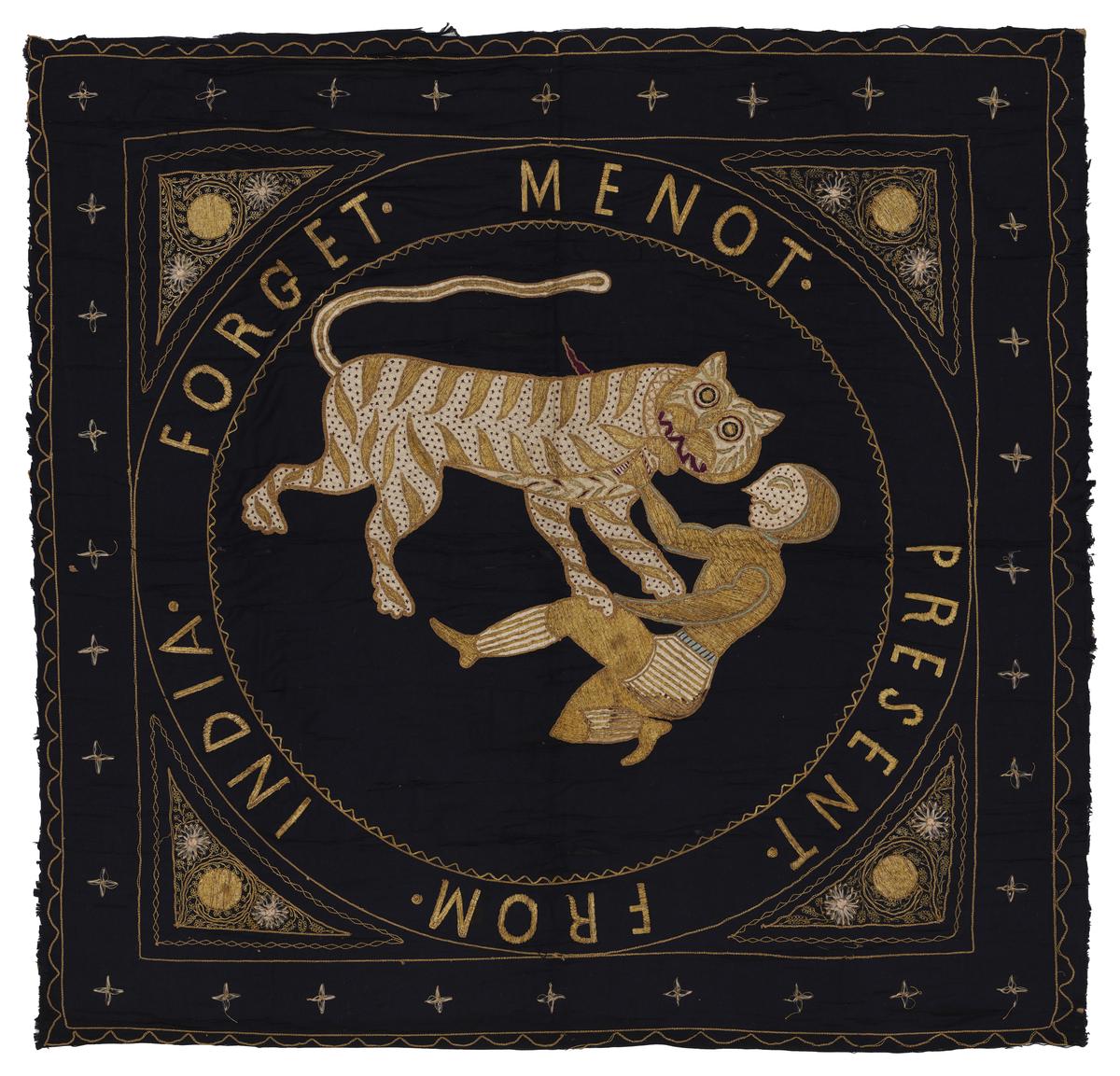 19वीं सदी के उत्तरार्ध की दीवार पर लटकी हुई मूर्ति