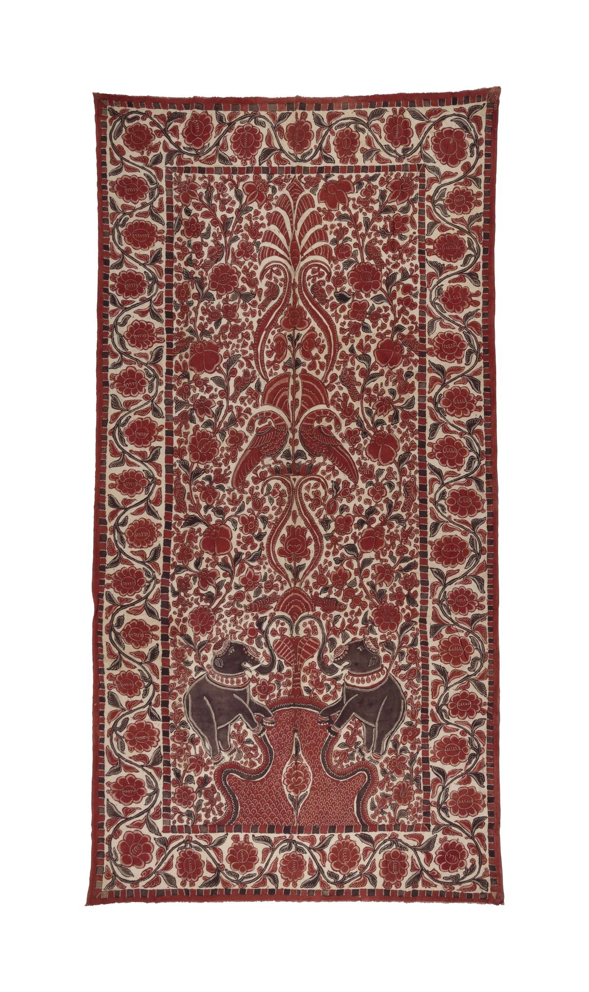 Palampore (19th century, cotton, natural dyes)