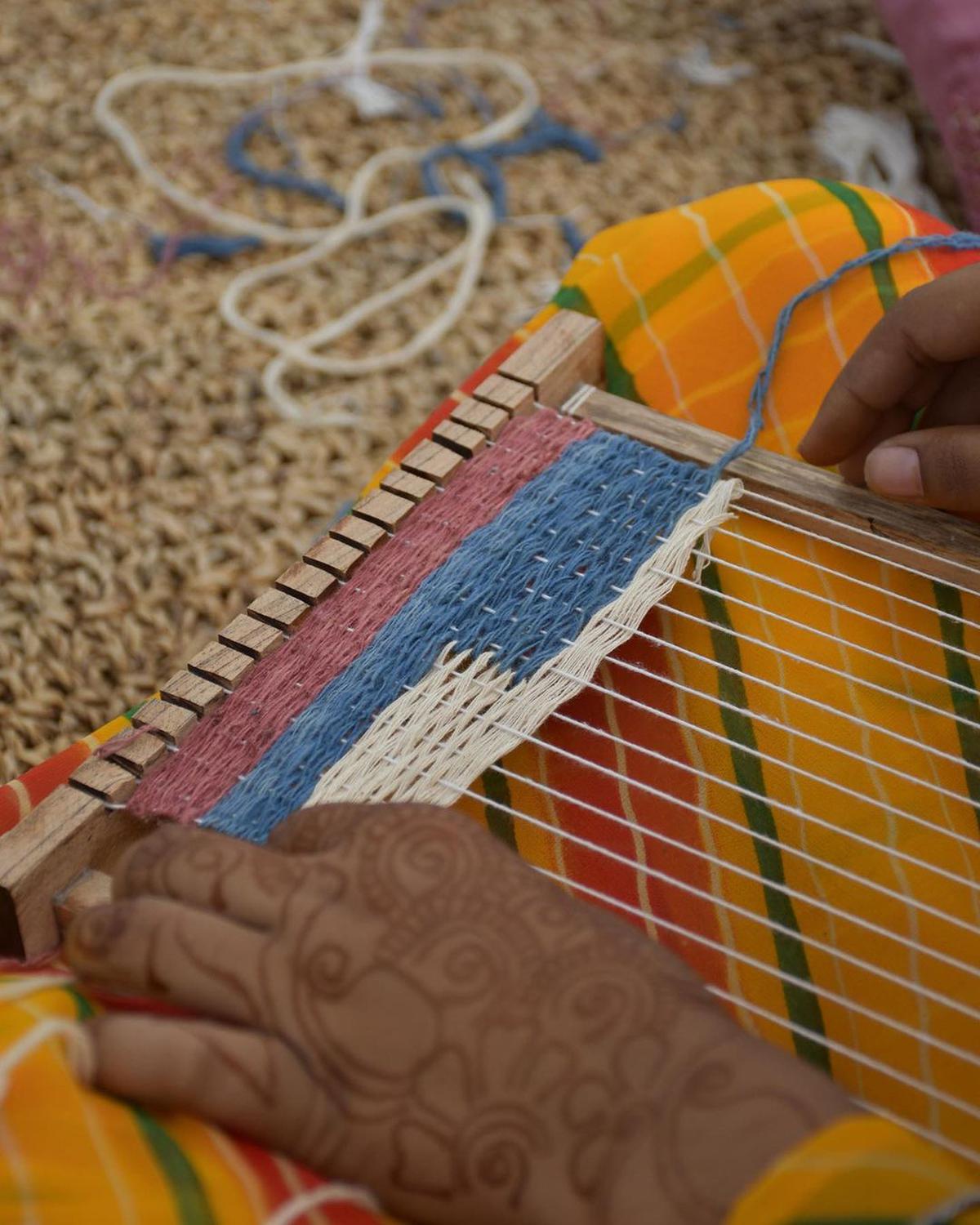 The exhibit that will also feature a demonstration of weaving by Nila Jaipur