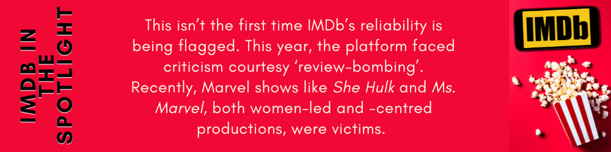 Why IMDB don't stop review bombing?