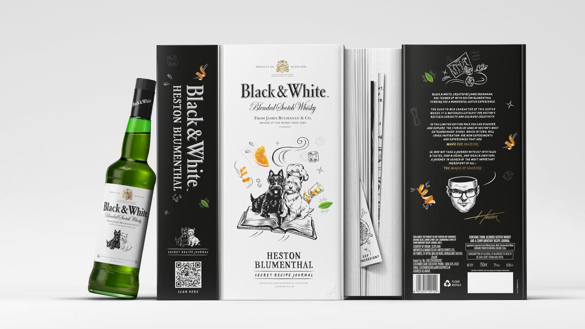 Black & White is a blended Scotch whisky. It was originally produced by the  London-based James Buchanan & Co Ltd. Whisky Black and White - illustrative  editorial Stock Photo | Adobe Stock