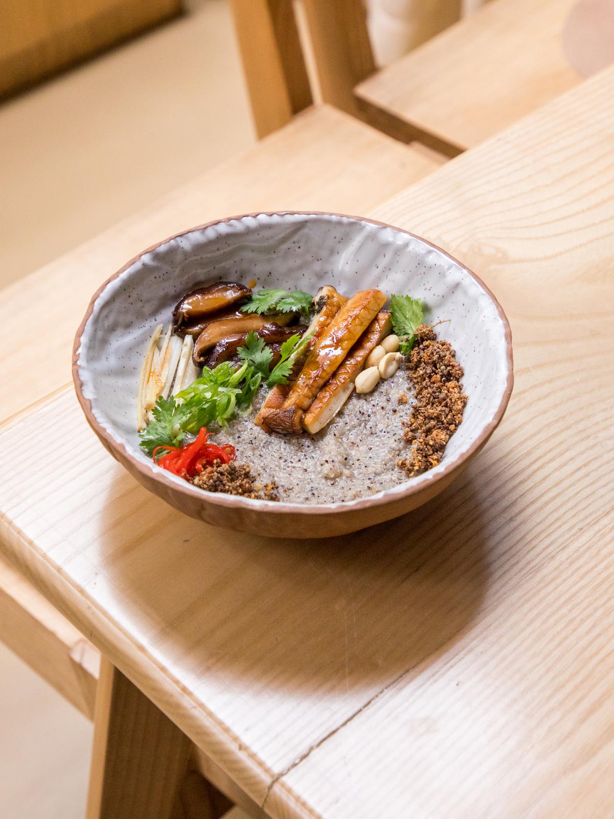 Millet Congee with Nameko Mushrooms Millet Congee with Nameko Mushrooms